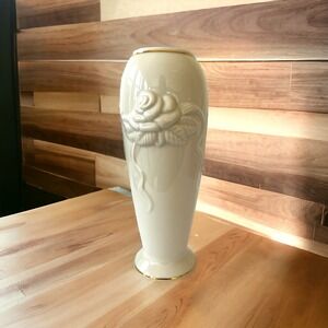 Lenox Rosebud Vase w/Gold Trim, 7.5"